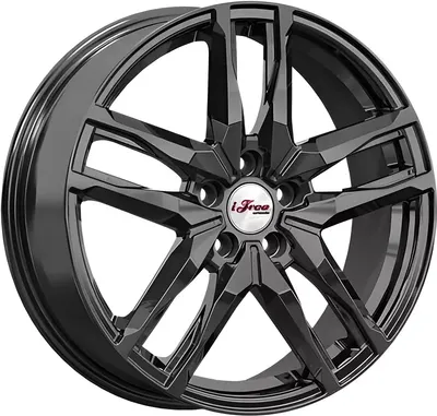 Литой диск iFree Бомбей 18x6.5" 5x114.3мм DIA 60.1мм ET 50мм BK