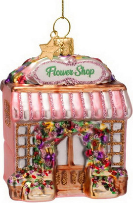 Елочная игрушка Vondels Цветочная лавка / 1250999080012