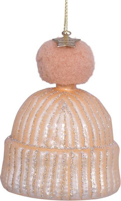 Елочная игрушка Vondels Шапка с помпоном / 2237000075099