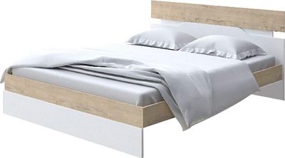 Двуспальная кровать Proson Milton 180x200 (бунратти/белый)