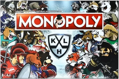 Настольная игра Hasbro Монополия. КХЛ. Маскоты / WM04833
