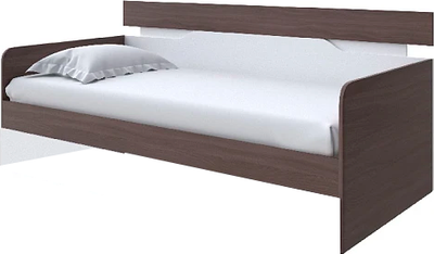 Кровать-тахта Proson Milton 120x200 (ясень шимо темный/белый)
