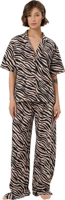 Пижама Mark Formelle 592554 (р.164/170-88-94, зебра на холодном бежевом)