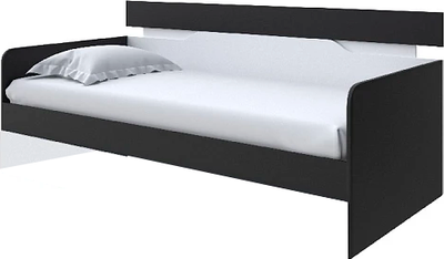 Кровать-тахта Proson Milton 80x200 (черный/белый)