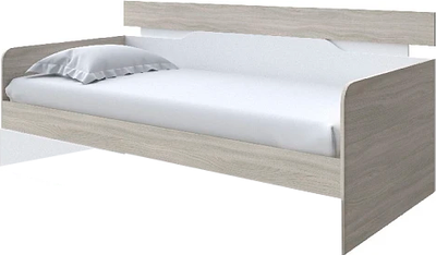 Кровать-тахта Proson Milton 80x190 (ясень шимо светлый/белый)