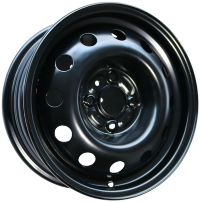 Штампованный диск Magnetto 13004 AM 13x5" 4x114.3мм DIA 69.1мм ET 25мм Black