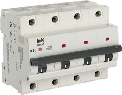 Выключатель автоматический IEK Armat AR-M10H-4-D080
