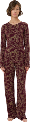 Пижама Mark Formelle 592624 (р.164/170-88-94, золотые олени на бордо)