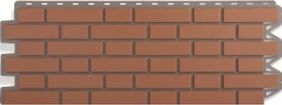 Фасадная панель Альта-профиль Кирпич клинкерный Красный (1.22x0.44м)