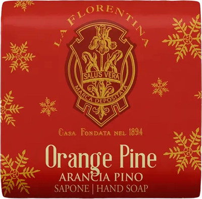 Мыло твердое La Florentina Xmas Серия 106 Апельсин и Хвоя (106г)