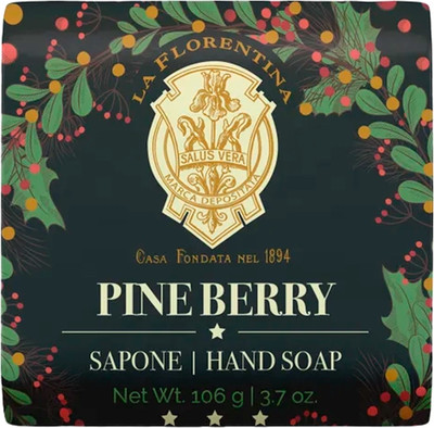 Мыло твердое La Florentina Xmas Серия 106 Сосна и Ягоды (106г)