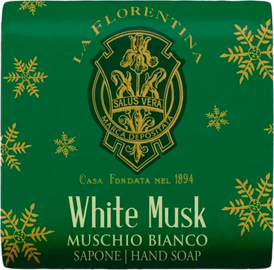 Мыло твердое La Florentina Xmas Серия 106 Белый Мускус (106г)
