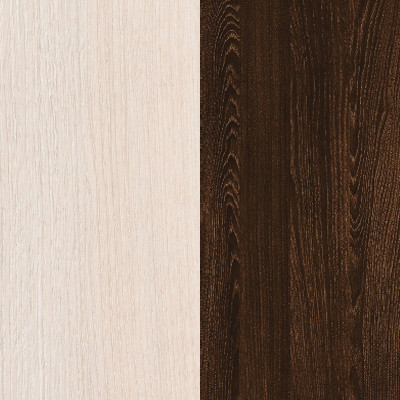 Двуспальная кровать Proson Milton 180x200 (дуб шамони светлый 124/дуб кантербери)