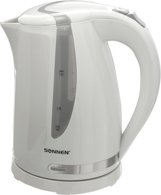Электрочайник Sonnen KT-1743 / 453414 (белый)