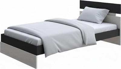 Односпальная кровать Proson Milton 80x200 (черный/дуб шамони светлый 124)