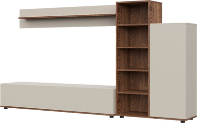 Стенка НК Мебель Amazon / 19513061 (кашемир/каштан)