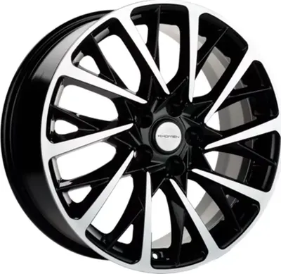 Литой диск Khomen KHW1804 Chery Tiggo 8/8 Pro 18x7.5" 5x108мм DIA 60.1мм ET 47мм (Black FP)
