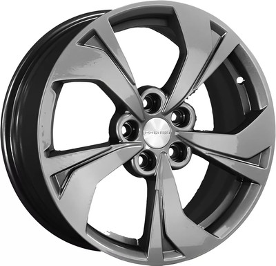 Литой диск Khomen KHW1724 FAW Besturn X80 17x7" 5x114.3мм DIA 67.1мм ET 45мм Gray