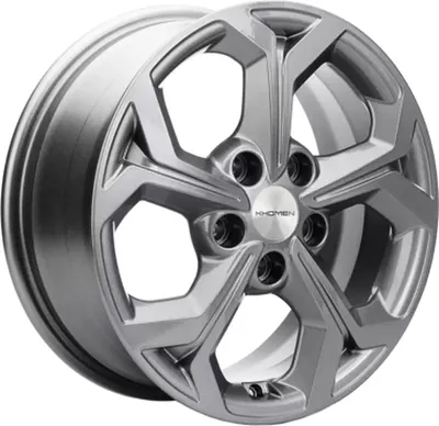 Литой диск Khomen KHW1606 Mitsubishi 16x6.5" 5x114.3мм DIA 67.1мм ET 46мм Gray