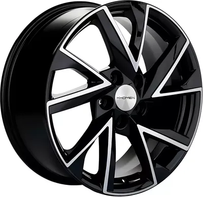 Литой диск Khomen KHW1714 Changan CS35/CS35 Pro 17x7" 5x110мм DIA 63.3мм ET 46мм (Black FP)