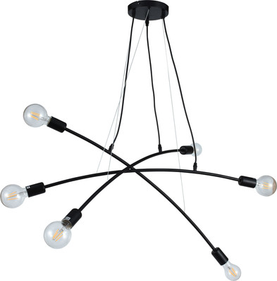 Люстра AksHome Web 6xE27 (черный)