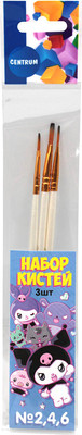 Набор кистей Centrum Куроми / 77793 (3шт)