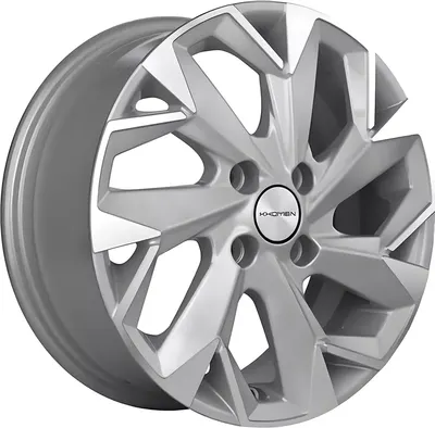 Литой диск Khomen KHW1402 14x5.5" 4x98мм DIA 58.5мм ET 35мм F-Silver-FP