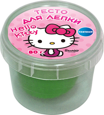 Набор для лепки Centrum Тесто. Hello Kitty / 77946 (светло-зеленый)