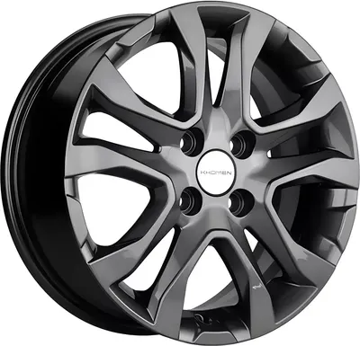 Литой диск Khomen KHW1503 X-Ray 15x6" 4x100мм DIA 60.1мм ET 40мм Gray