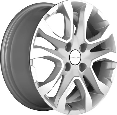 Литой диск Khomen KHW1503 X-Ray 15x6" 4x100мм DIA 60.1мм ET 40мм F-Silver-FP