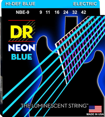 Струны для электрогитары DR Neon NBE-9 9-42