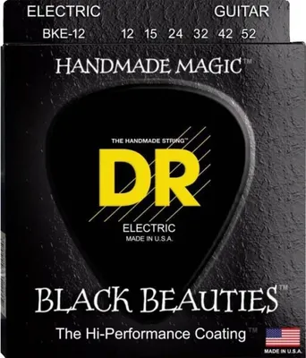 Струны для электрогитары DR Black Beauties BKE-12 12-52
