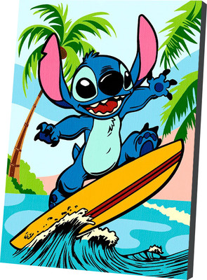 Картина по номерам Disney Стич серфер / 10923454