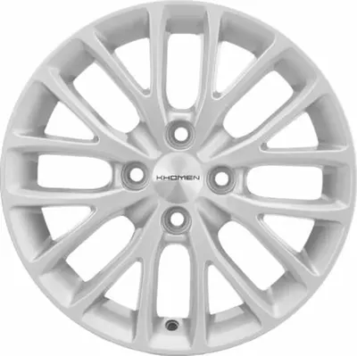Литой диск Khomen KHW1506 Vesta 15x6" 4x100мм DIA 60.1мм ET 50мм F-Silver
