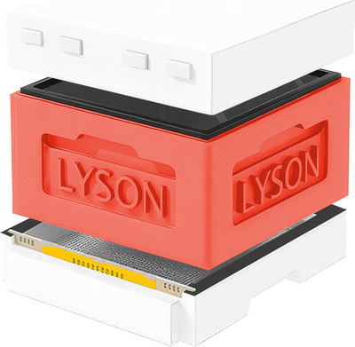 Улей Lyson Дадан На 12 Рамок / KR121RDW (красный/неокрашенный)