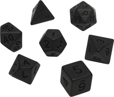 Набор кубиков для настольной игры Время игры Дайсы для D&D / 9482731 (7шт)