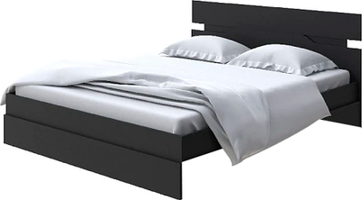 Двуспальная кровать Proson Milton 180x200 (черный)