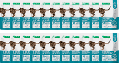 Влажный корм для кошек Nature's Protection Weight Control с кур, лос и тунцом / NPUPF63657 (22х100г)