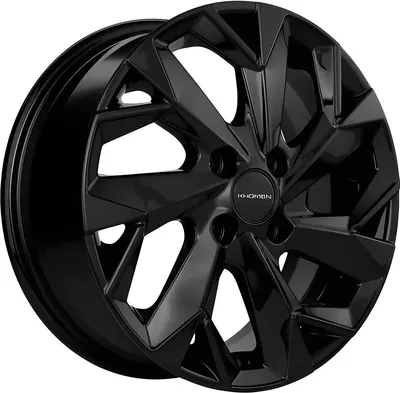 Литой диск Khomen KHW1508 Logan/Sandero 15x6" 4x100мм DIA 60.1мм ET 40мм (Black)