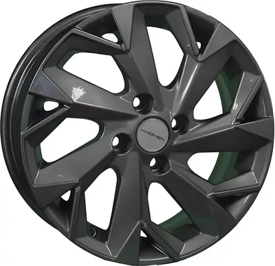 Литой диск Khomen KHW1508 X-Ray 15x6" 4x100мм DIA 60.1мм ET 40мм Gray