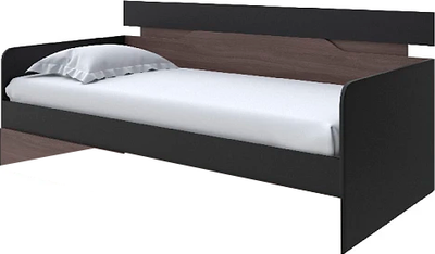Кровать-тахта Proson Milton 120x200 (черный/ясень шимо темный)