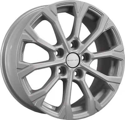 Литой диск Khomen KHW1605 Huyndai/Mazda 16x6.5" 5x114.3мм DIA 67.1мм ET 45мм (F-Silver)