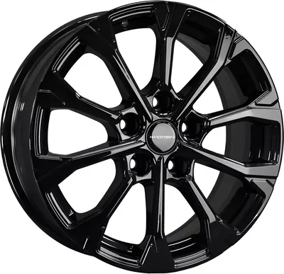 Литой диск Khomen KHW1605 Toyota/Suzuki 16x6.5" 5x114.3мм DIA 60.1мм ET 45мм (Black)