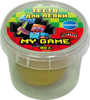 Набор для лепки Centrum Тесто. My Game / 77960 (желтый)