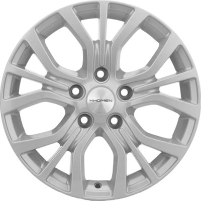 Литой диск Khomen KHW1608 Mitsubishi 16x6.5" 5x114.3мм DIA 67.1мм ET 46мм (F-Silver)