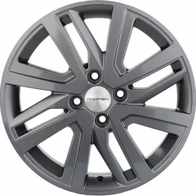 Литой диск Khomen KHW1609 Rio II/Solaris II 16x6" 4x100мм DIA 54.1мм ET 46мм (Gray)
