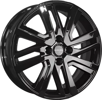Литой диск Khomen KHW1609 Rio I/Solaris I 16x6" 4x100мм DIA 54.1мм ET 48мм (Black)