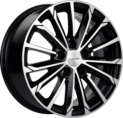Литой диск Khomen KHW1611 Evolute i-Pro 16x6.5" 5x108мм DIA 65.1мм ET 43мм (Black FP)