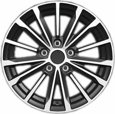 Литой диск Khomen KHW1611 Passat 16x6.5" 5x112мм DIA 57.1мм ET 41мм Gray FP