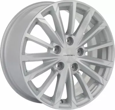 Литой диск Khomen KHW1611 Qashqai 16x6.5" 5x114.3мм DIA 66.1мм ET 40мм F-Silver